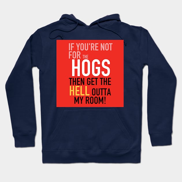 HOGS pillow Hoodie by SPINADELIC